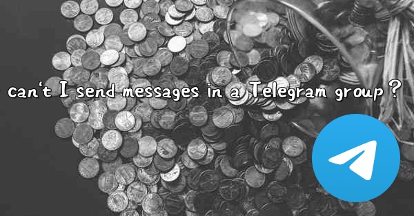 <b>Why can't I send messages in a Telegram group？</b>