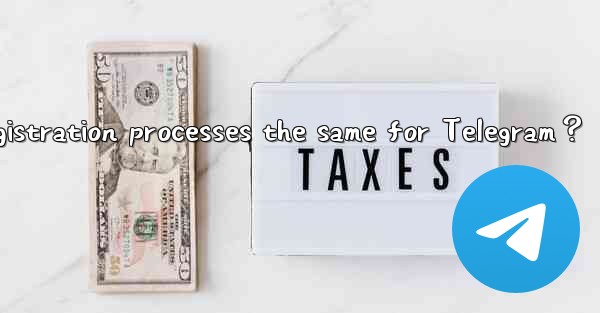 Are the login and registration processes the same for Telegr