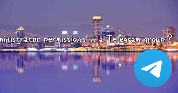 How to set administrator permissions in a Telegram group？