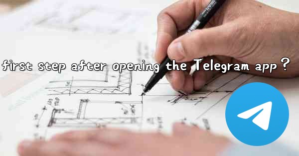 What is the first step after opening the Telegram app？