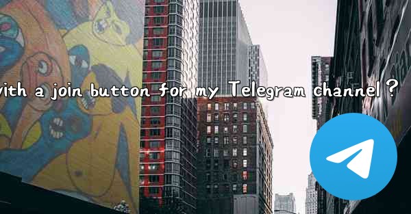 How to create a promotional image with a join button for my 