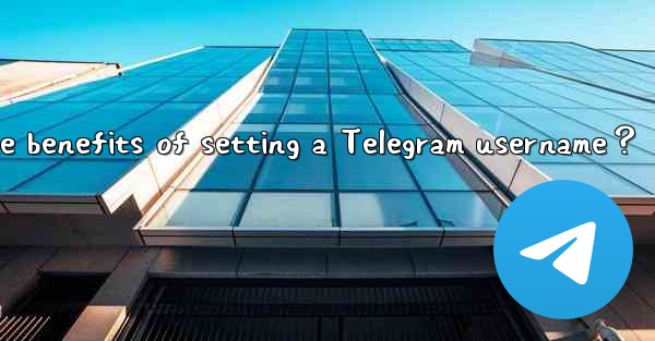 What are the benefits of setting a Telegram username？