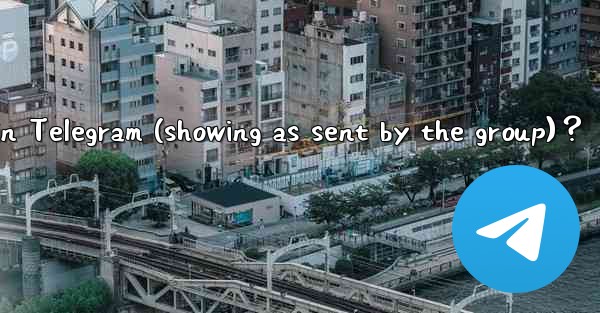 How to send anonymous admin messages in Telegram (showing as